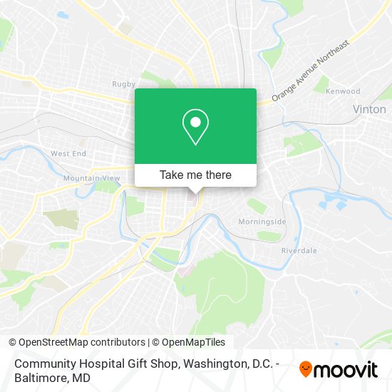 Mapa de Community Hospital Gift Shop