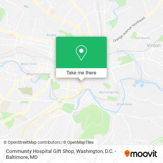 Community Hospital Gift Shop map