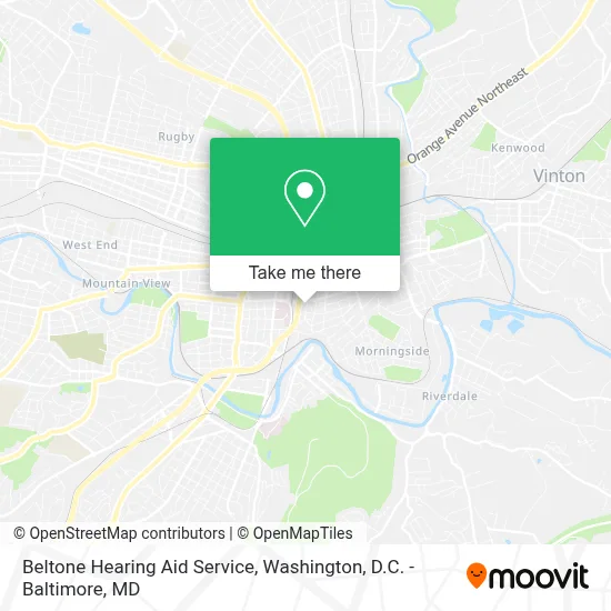 Beltone Hearing Aid Service map