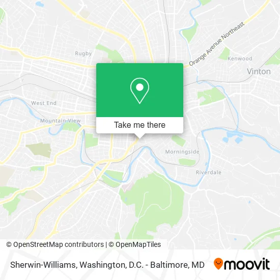 Sherwin-Williams map