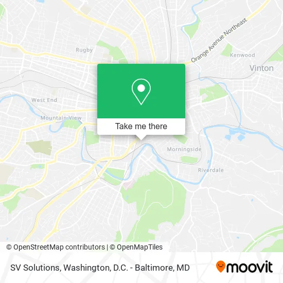 SV Solutions map