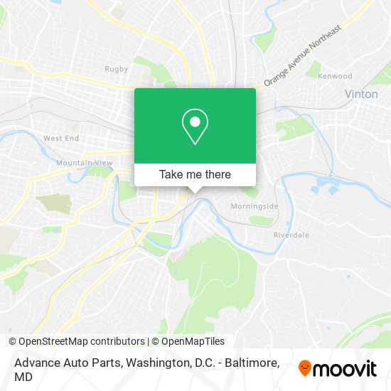 Mapa de Advance Auto Parts