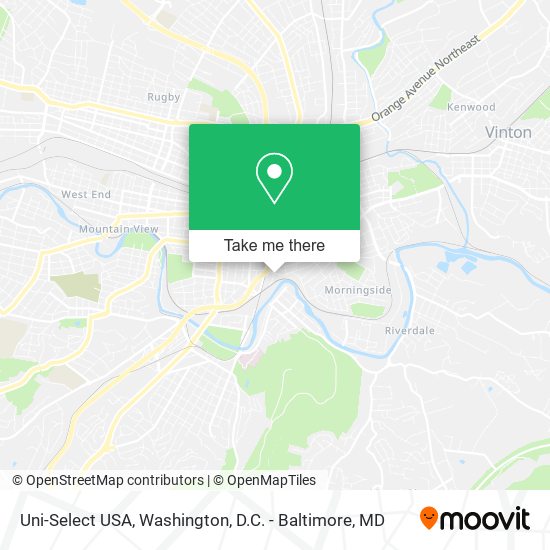 Uni-Select USA map
