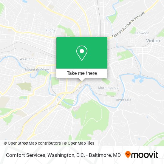 Mapa de Comfort Services
