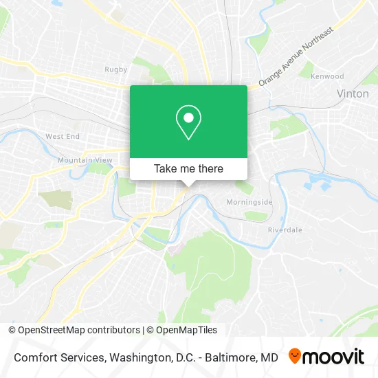 Comfort Services map