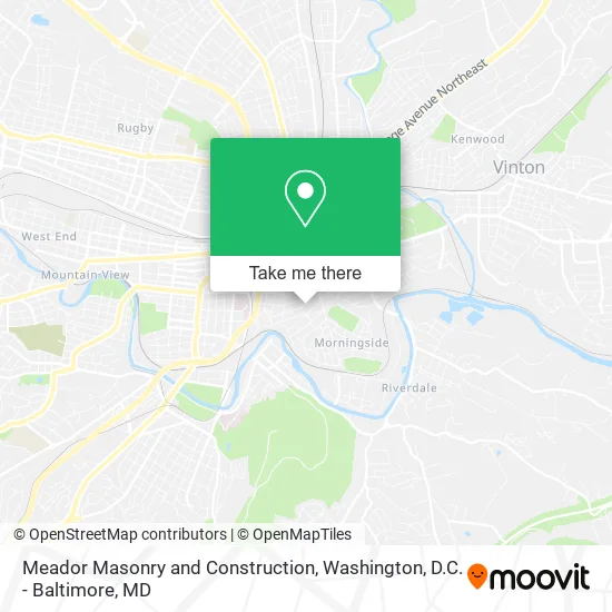 Meador Masonry and Construction map