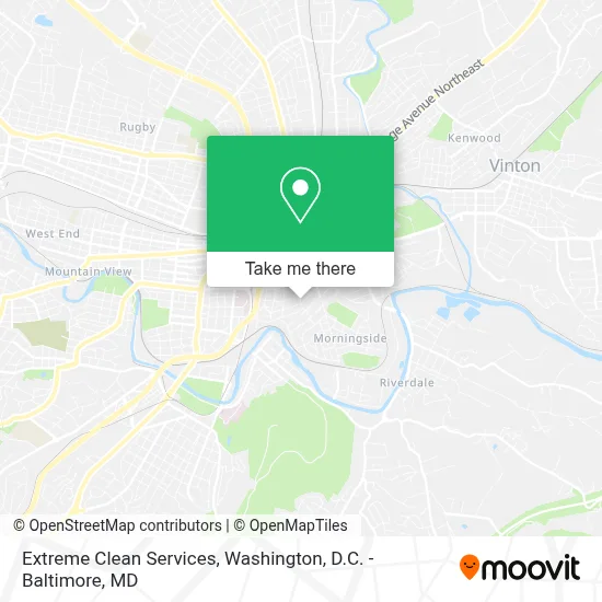 Extreme Clean Services map