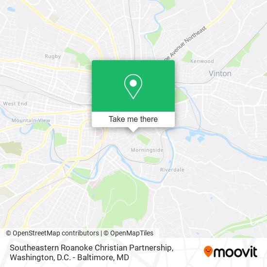 Southeastern Roanoke Christian Partnership map