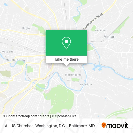 Mapa de All US Churches
