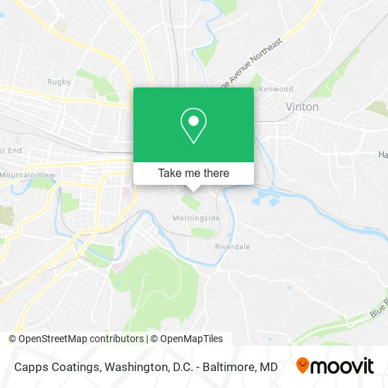 Mapa de Capps Coatings