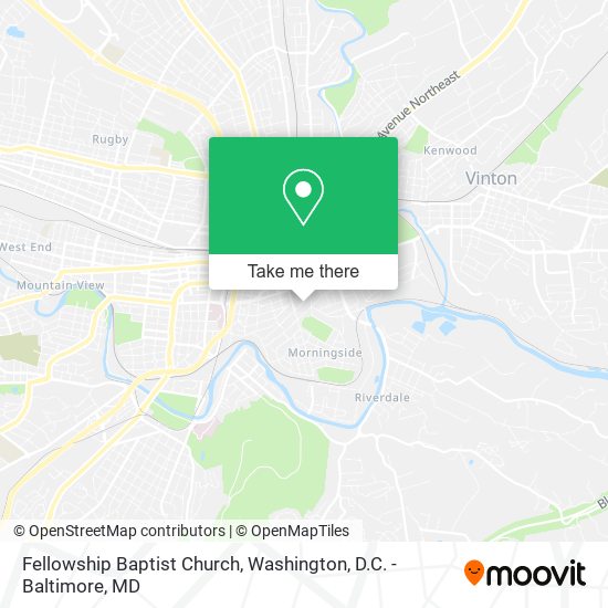 Mapa de Fellowship Baptist Church