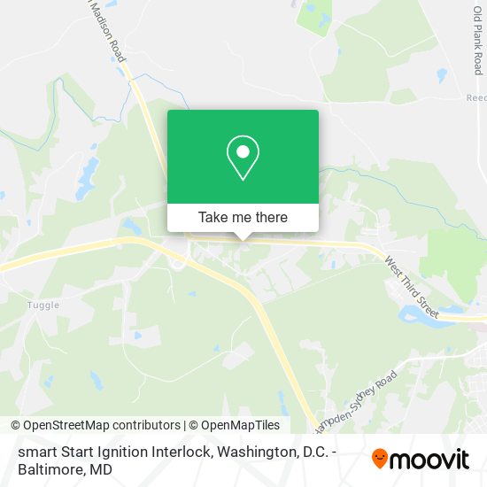 smart Start Ignition Interlock map
