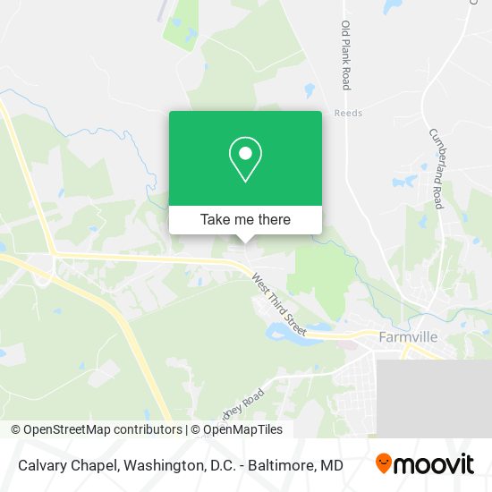 Calvary Chapel map