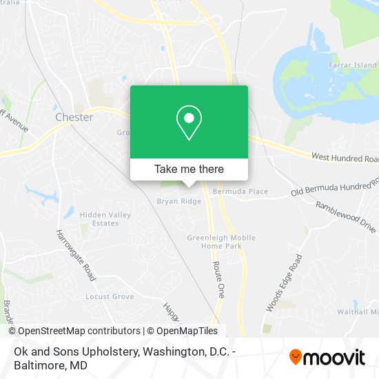 Ok and Sons Upholstery map
