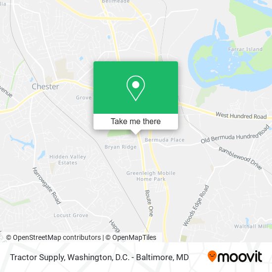 Tractor Supply map
