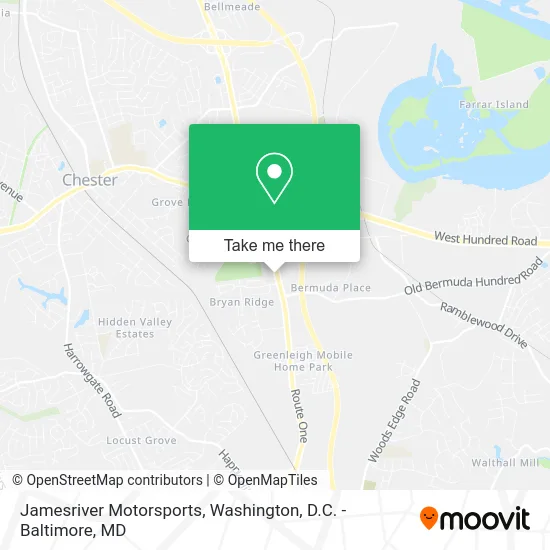 Jamesriver Motorsports map