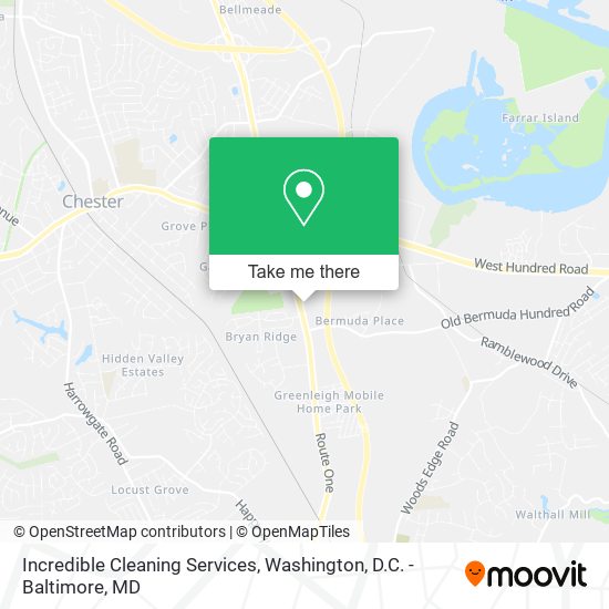 Incredible Cleaning Services map
