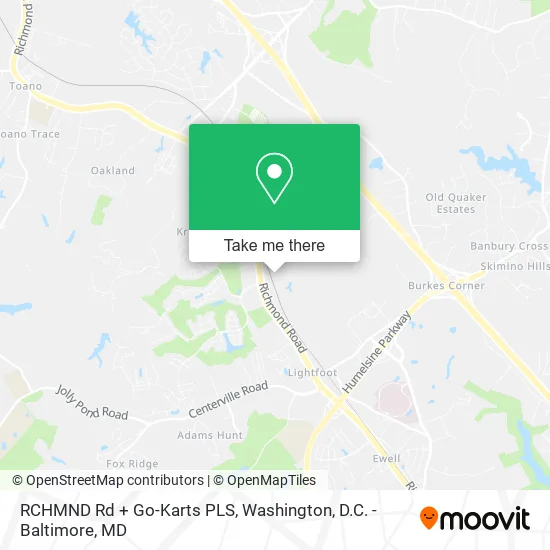 RCHMND Rd + Go-Karts PLS map