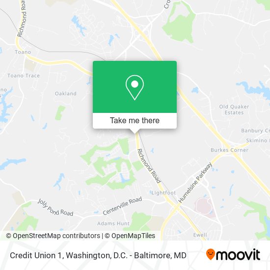 Credit Union 1 map