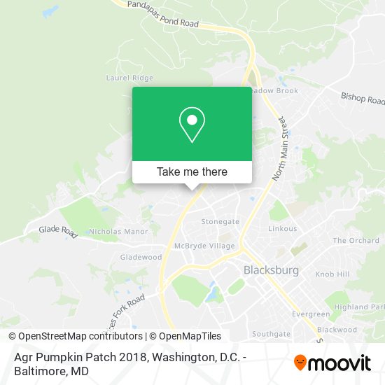 Mapa de Agr Pumpkin Patch 2018