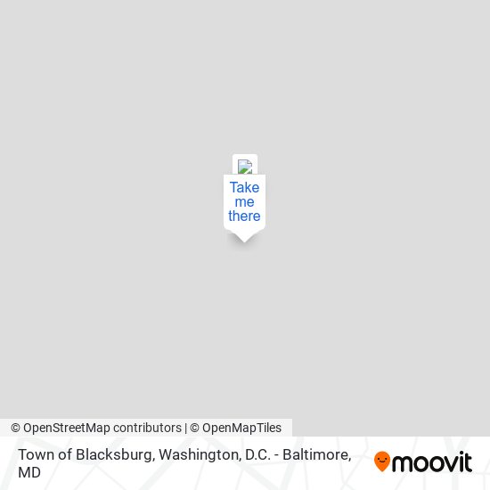 Mapa de Town of Blacksburg