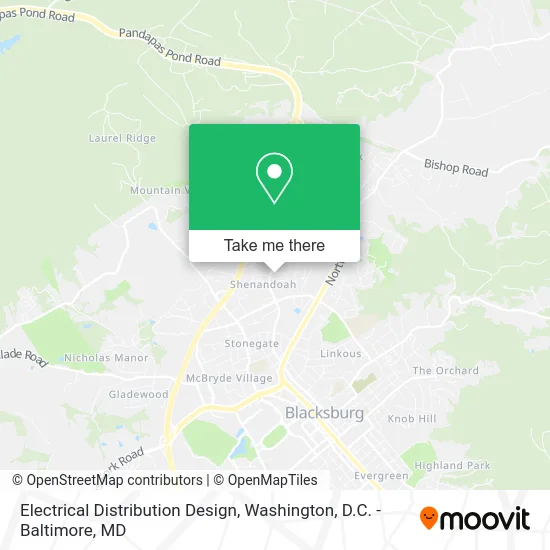 Electrical Distribution Design map