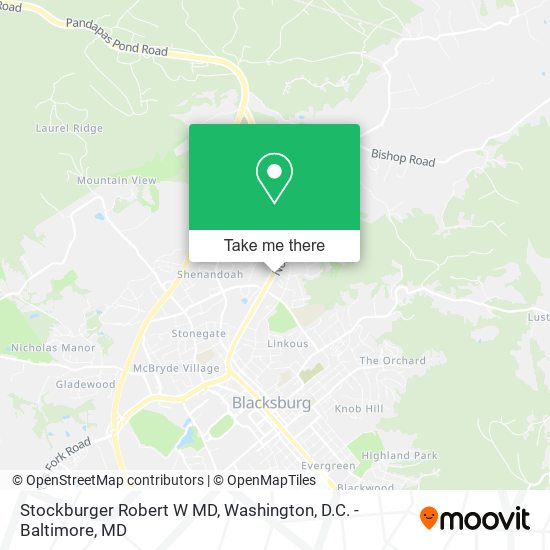 Stockburger Robert W MD map
