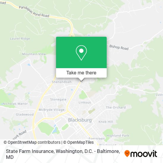Mapa de State Farm Insurance