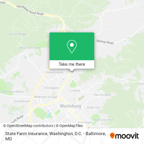 State Farm Insurance map