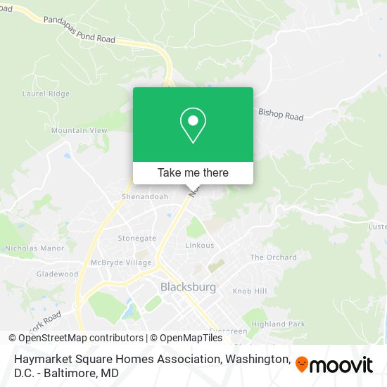 Mapa de Haymarket Square Homes Association