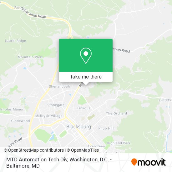 Mapa de MTD Automation Tech Div