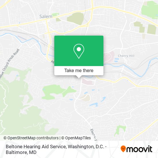 Beltone Hearing Aid Service map