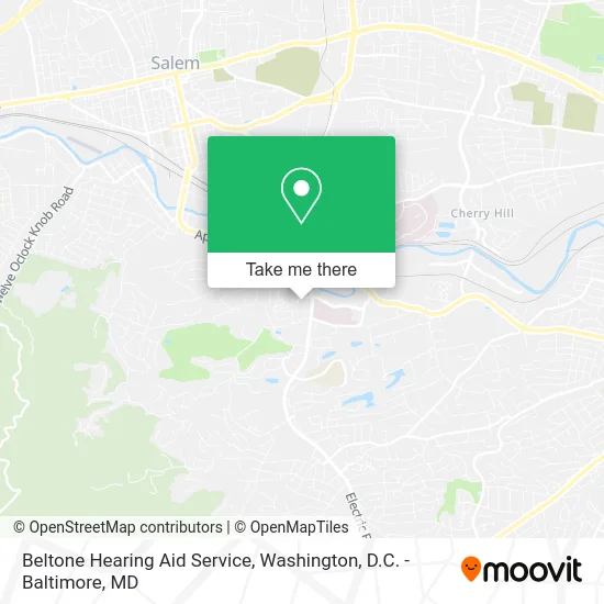 Beltone Hearing Aid Service map