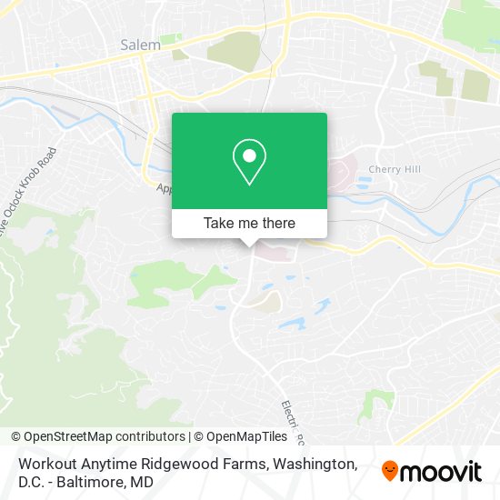 Workout Anytime Ridgewood Farms map