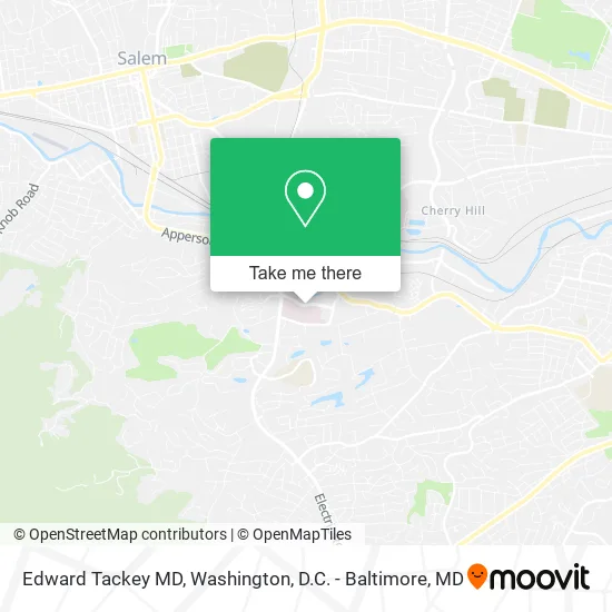 Edward Tackey MD map
