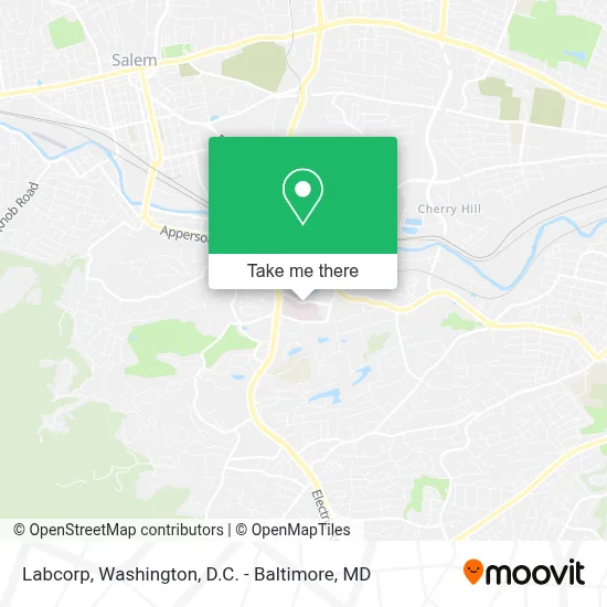 Labcorp map