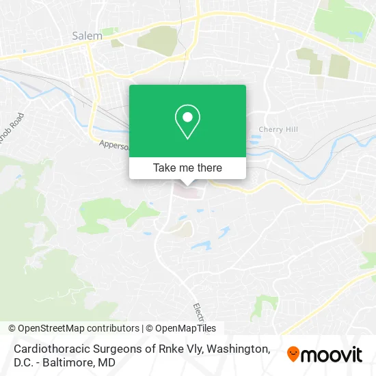 Mapa de Cardiothoracic Surgeons of Rnke Vly