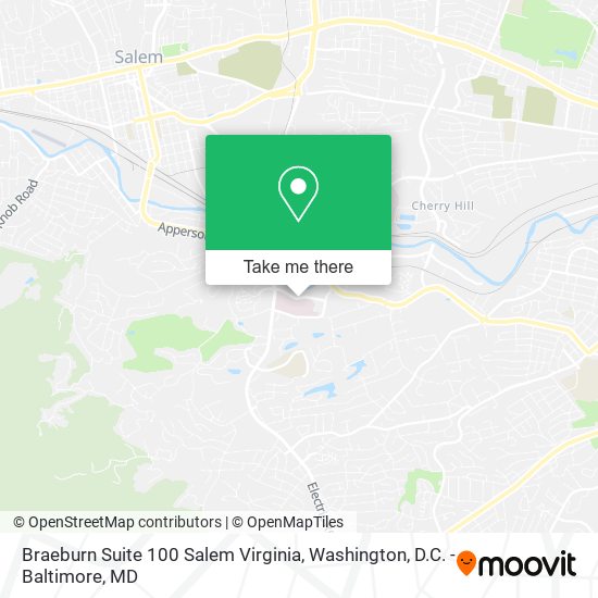 Braeburn Suite 100 Salem Virginia map