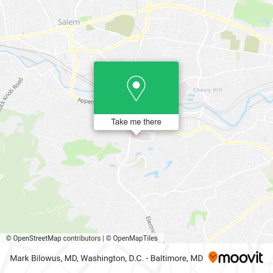 Mark Bilowus, MD map