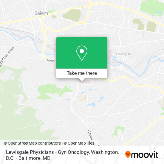 Lewisgale Physicians - Gyn Oncology map