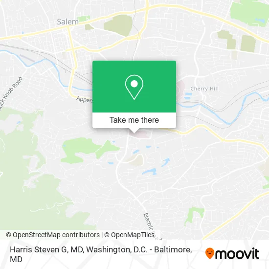 Harris Steven G, MD map