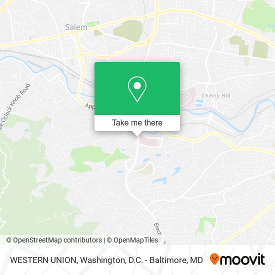 WESTERN UNION map
