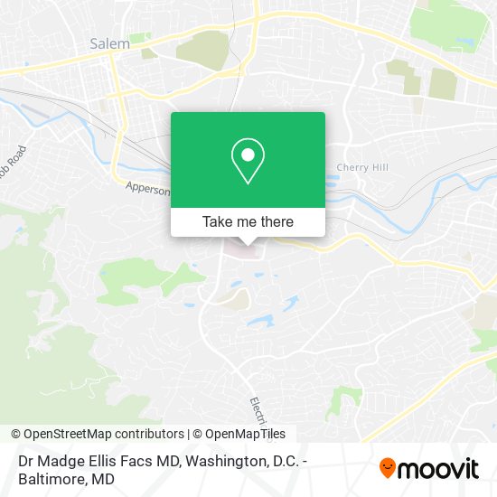 Dr Madge Ellis Facs MD map