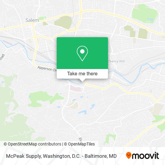 Mapa de McPeak Supply