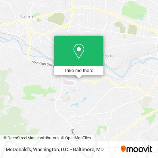McDonald's map
