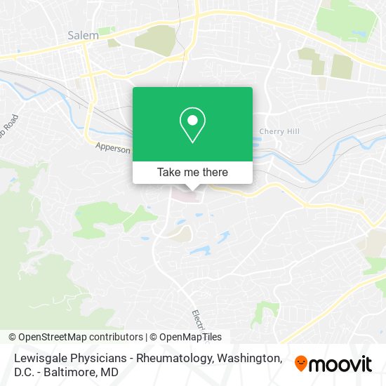 Mapa de Lewisgale Physicians - Rheumatology
