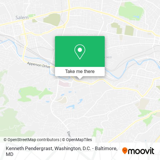 Mapa de Kenneth Pendergrast