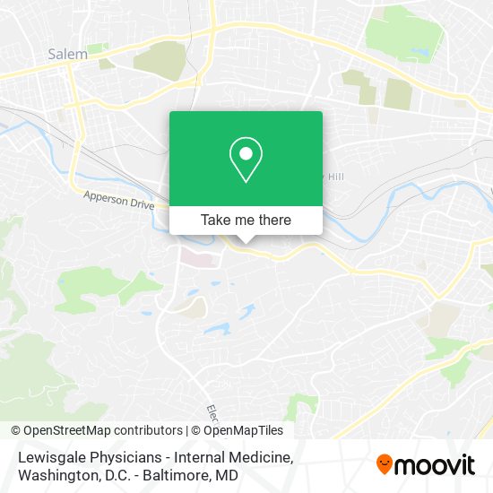 Lewisgale Physicians - Internal Medicine map