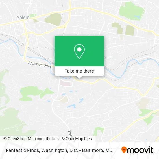 Fantastic Finds map