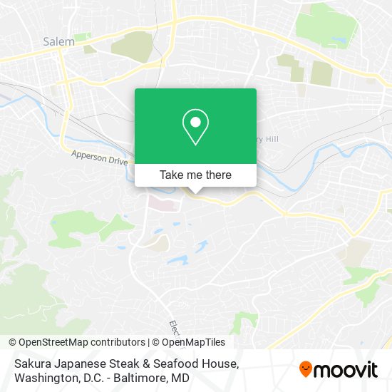 Mapa de Sakura Japanese Steak & Seafood House
